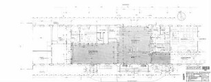 Sigmaringen: Umbau EG - Teilgrundriß / Fka, Eingangshalle Empfangsgeb.