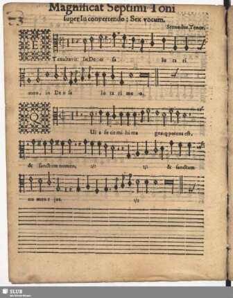 Magnificat Septimi Toni super In convertendo