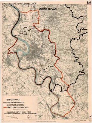 Eingemeindung. Stadtverwaltung Düsseldorf.