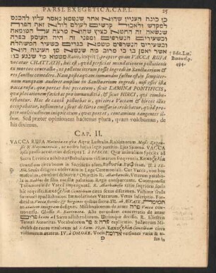 Pars I. Exegetica. Cap. II.