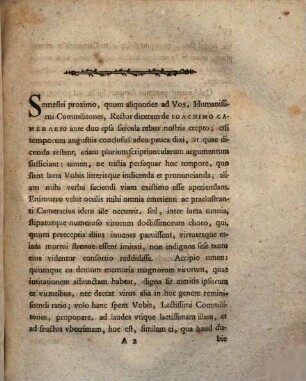 Procancellarius magistris liberalium artium creandis Augustus Guilielmus Ernesti ... honorum philosophicorum candidatis diem petitionis indicit : [simulque disserit de imitatione virorum, virtute et meritis eminentium]