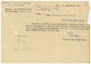 Strafakte Hagenmeyer, Erich, Polizeidirektor, Ulm, Bd.2 Qu.341-370