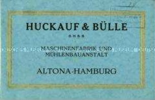 Katalog über Getreidemühlen, Schrot- und Quetschmühlen