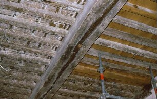 Schloß Reinbek: Holzdecke
