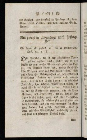 268-285, Am zweyten [...]. - Am dritten [...].