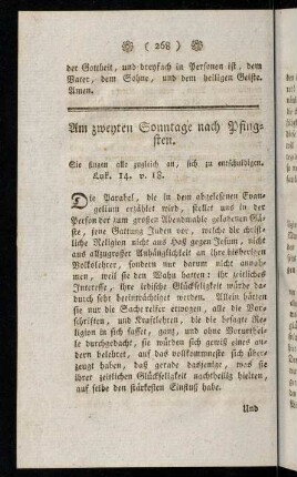 268-285, Am zweyten [...]. - Am dritten [...].