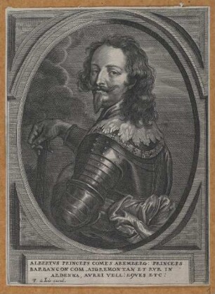 Bildnis des Albertvs Aremberg