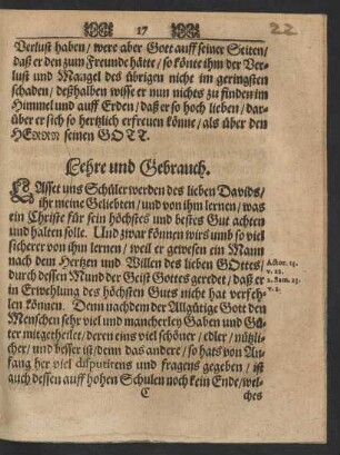 Lehre und Gebrauch.