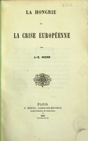 La Hongrie et la crise européenne