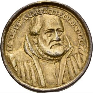Medaille auf Jakob Andreä aus dem Jahr 1581
