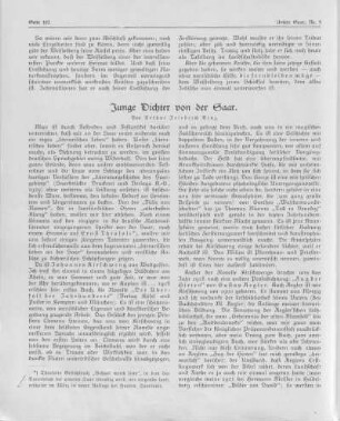 Junge Dichter von der Saar.