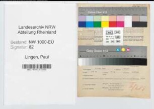 Entnazifizierung Paul Lingen, geb. 14.06.1908 (Stadtinspektor)