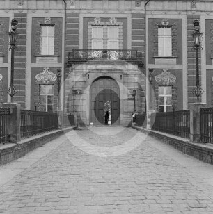 Hauptportal von Schloss Sagan