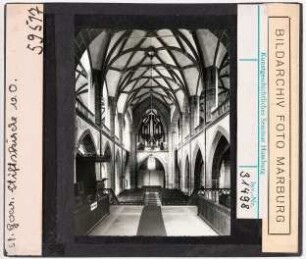 St. Goar: Stiftskirche, Inneres nach Westen