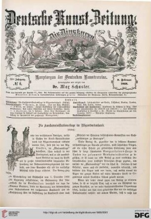 Nr. 6 (9. Februar 1868)