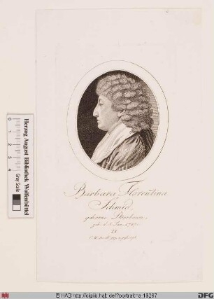 Bildnis Barbara Florentina Schmid, geb. Dörrbaum