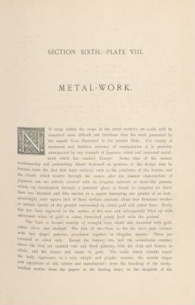 Plate VIII. Metal-work