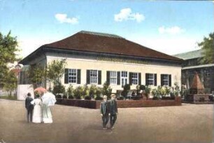 Sonderausstellung für Krankenhausbau [Intern. Baufachausstellung mit Sonderausstellungen Leipzig 1913 : Offizielle Postkarte]