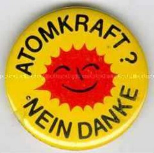 Abzeichen gegen Atomkraft