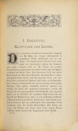 Lessings persönliches und literarisches Verhältnis zu Klopstock