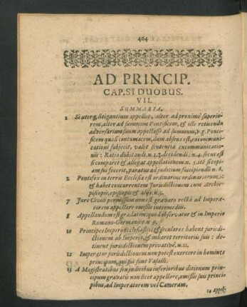Ad Princip. Cap. Si Duobus. VII.