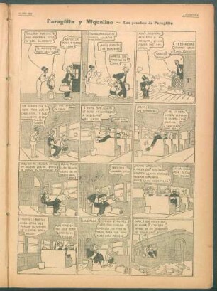 Paragüita y Miquelino. - [Cómic] : Las pruebas de Paragüita
