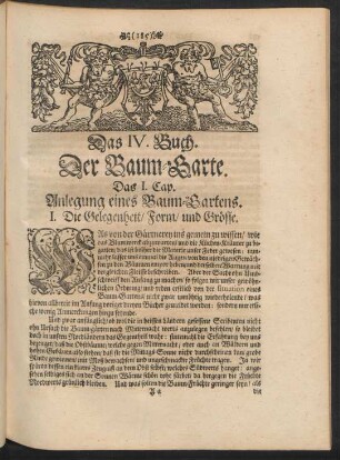 Das IV. Buch. Der Baum-Garte.