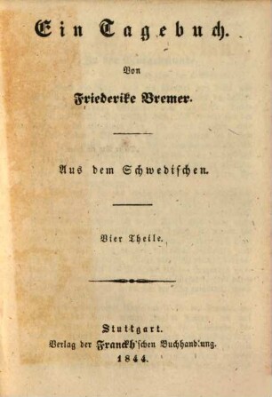 Ein Tagebuch