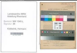 Entnazifizierung Hermann Kokkelink , geb. 29.07.1899 (Bueroangestellter)
