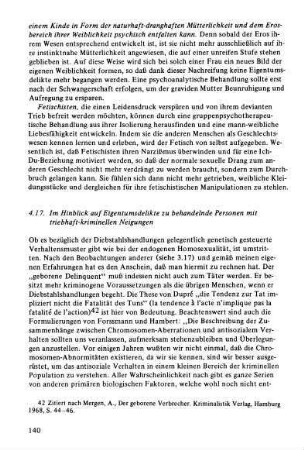 4.17. - Personen mit triebhaft kriminellen Neigungen