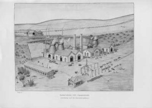 Tafel V. Burbacherhütte 1857, Gesamtansicht.