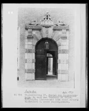 Portal zum Burgerweeshuis