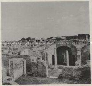 Rom, Ostia Antica, Blick über die ausgegrabene Stadt