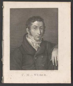 Porträt Carl Maria von Weber (1786-1826)