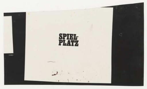 Spielplatz I. Jahrbuch für Theater