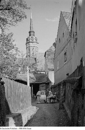 Bautzen. An der kleinen Predigergasse