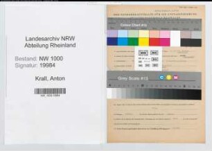 Entnazifizierung Anton Krall, geb. 10.06.1903 (Arzt)