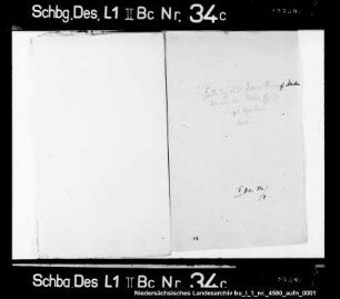 Schuldforderung des Domkapitels zu Minden an Diederich und Otto von Münchhausen zu Apelern