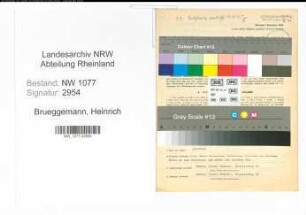 Entnazifizierung Heinrich Brueggemann , geb. 17.02.1921 (Polizist)