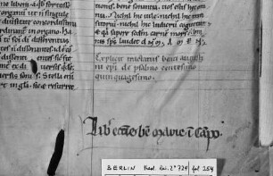 Augustinus, Kommentar zu den Psalmen 101-150 — ---, Folio 254 rectoBuchseite