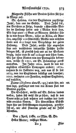 Ascensioninsul 1752