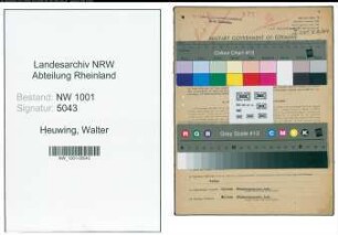 Entnazifizierung Walter Heuwing, geb. 21.04.1909 (Verw.-Angest.)