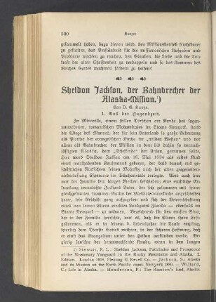 Sheldon Jackson, der Bahnbrecher der Alaska-Mission
