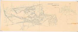 Bundesgartenschau 1969, Dortmund: Gartenwohnungen im Park mit Verkehrsplan 1:10000, 1:2000
