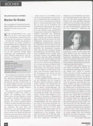 Melancholisch-Schönes: Bücher für Kinder