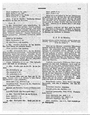 Specimen materiae medicae Brasiliensis exhibens plantas medicinales ... / Carl Friedrich Philipp von Martius - München, 1824