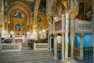 Chorraum der Kathedrale Santa Maria Nuova in Monreale auf Sizilien