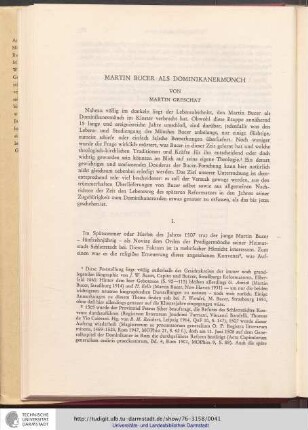 Martin Bucer als Dominikanermönch