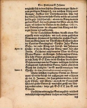 S. Johanns Predigen, Das ist: Einfaltige Beschreibung von siben nutzlichen Lehren : Als: Von S. Johanne Gottes Tauffer dem grossen, Jungkfrawen, Einsidel, Beichtigern, Propheten, Aposteln und Martyrer