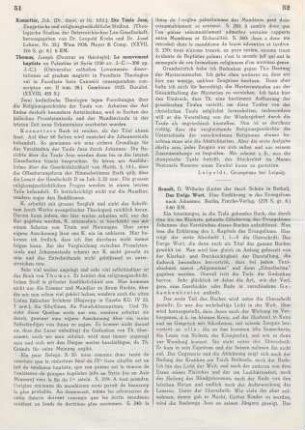 51-52 [Rezension] Thomas, Joseph, Le mouvement baptiste en Palestine et Syrie